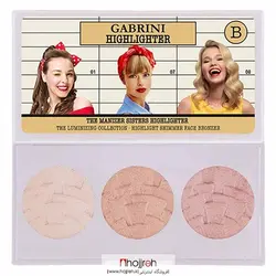 پالت هایلایتر سه عددی سری B گابرینی (Gabrini Highlighter B)