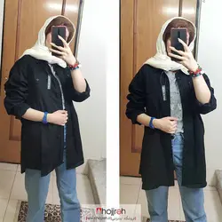 شومیز وارداتی برند suko jeans رنگ مشکی کد NL15