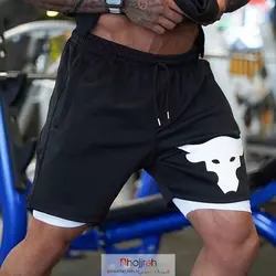 ست تیشرت و شلوارک بدنسازی و باشگاهی آندر آرمور UNDER ARMOUR کد S221