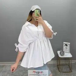 مانتو کمر کش عروسکی کد AL126