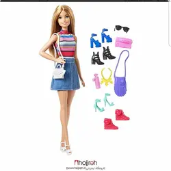 عروسک باربی همراه با اکسسوری برند barbie کد H321
