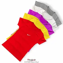 تیشرت ورزشی زنانه نایک NIKE رنگ مشکی / قرمز / زرد / سفید / آبی کد VM333