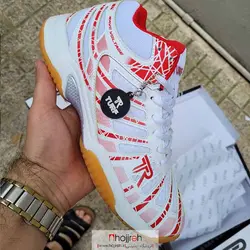 اطلاعات ، قیمت و خرید کفش والیبال تورف TURF رنگ سفید - قرمز کد VM340