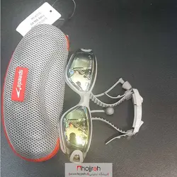 عینک شنا اسپیدو SPEEDO طوسی ضد بخار کیف دار کد VM227
