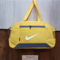 ساک ورزشی پارچه ای نایک NIKE زرد - طوسی کد VM364