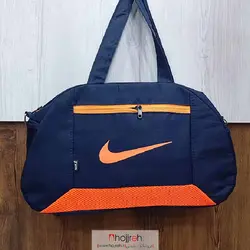 ساک ورزشی پارچه ای نایک NIKE سورمه ای - نارنجی کد VM364