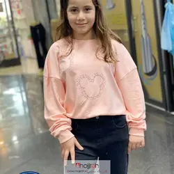 کراپ آستین بلند پاییزه لش کد BC03