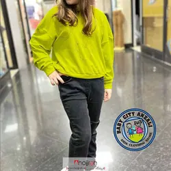 کراپ آستین بلند پاییزه لش کد BC03