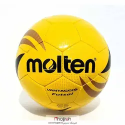 توپ فوتسال مولتن زرد Molten Vantaggio Futsal سایز ۴ کد VM403