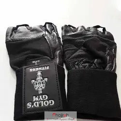 دستکش بدنسازی نیمه گلدز جیم GOLD'S GYM کد VM138