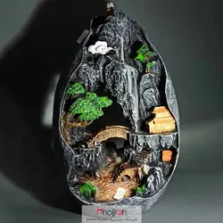 جای عود آبشاری طرح صخره تخم مرغی | سه بعدی | ارسال رایگان کد P01