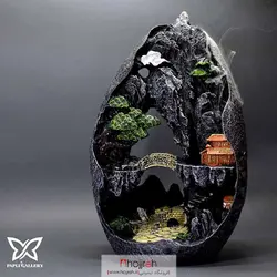 جای عود آبشاری طرح صخره تخم مرغی | سه بعدی | ارسال رایگان کد P01