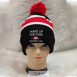 کلاه بافت خارجی گرم بالا طرح Make Up For Ever کد RO118
