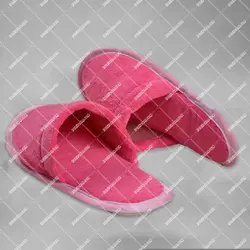 دمپایی حوله ای هنر، رنگ صورتی - حوله هنر