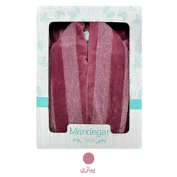 حوله تن پوش ماندگار طرح رومی راه راه - حوله هنر