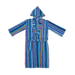 حوله تن پوش ماندگار طرح نخ رنگی راه راه - حوله هنر