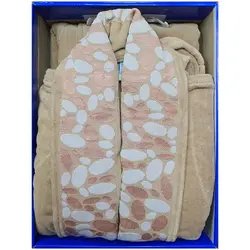 حوله تن پوش ماندگار طرح مروارید - حوله هنر