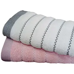 حوله استخری برند ایران حوله طرح زیگزاگ - حوله هنر