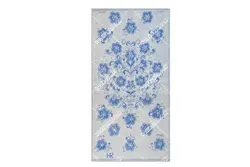 حوله دست و صورت بزرگ هنر طرح گل یخ