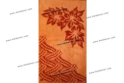 حوله دست و صورت بزرگ هنر طرح امواج