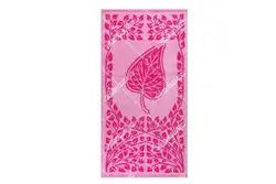 حوله دست و صورت بزرگ هنر طرح تک برگ