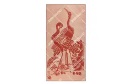 حوله دست و صورت بزرگ هنر طرح درنا