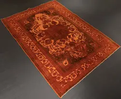 قالی سبزوار سنگ شور نارنجی - فروشگاه آنلاین خانه و دکور Home & Decor Online Shopping Store فروشگاه آنلاین خانه و دکور