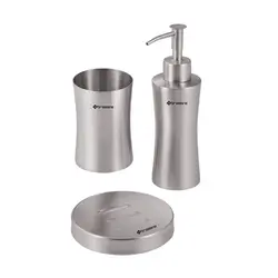 ست سرویس بهداشتی (اکسسوری) سه پارچه Brasiana111 - فروشگاه آنلاین خانه و دکور Home & Decor Online Shopping Store فروشگاه آنلاین خانه و دکور