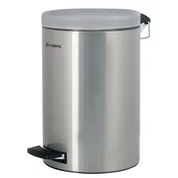 سطل پدالی 12 لیتری Brasiana - درب استیل - فروشگاه آنلاین خانه و دکور Home & Decor Online Shopping Store فروشگاه آنلاین خانه و دکور