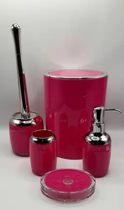 ست 5پارچه ساده دستشویی و حمام کنتراست - فروشگاه آنلاین خانه و دکور Home & Decor Online Shopping Store فروشگاه آنلاین خانه و دکور