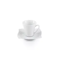 سرویس چینی زرین 6 نفره چای خوری سفید آسترو (12 پارچه) - مدل جدید - تخفیف ویژه