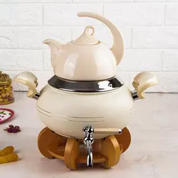 ست کتری و قوری کروپ ست مدل روژین رنگی کد 601 - مدل جدید - تخفیف ویژه