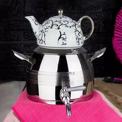 ست کتری قوری کروپ ست مدل کف چدن کد 916 - مدل جدید - تخفیف ویژه