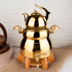 ست کتری قوری کروپ ست مدل آوینا طلایی کد 200 - مدل جدید - تخفیف ویژه