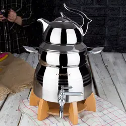 ست کتری قوری کروپ ست مدل آوینا نقره‌ای کد 203 - مدل جدید - تخفیف ویژه