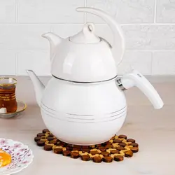 ست کتری و قوری کروپ ست مدل دنیز رنگی کد 307 - مدل جدید - تخفیف ویژه