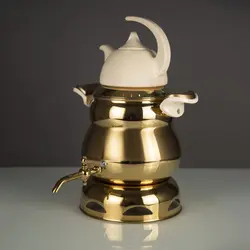 ست کتری و قوری کروپ ست مدل سایه طلایی PVD کد 921 - مدل جدید - تخفیف ویژه