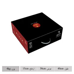 سرویس چینی زرین 6 نفره چای خوری ساکورا آبی (17 پارچه)