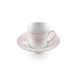 سرویس چینی زرین 6 نفره چای خوری ژانتی صورتی (12 پارچه) - مدل جدید - تخفیف ویژه