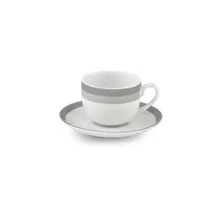 سرویس چینی زرین 6 نفره چای خوری سیلور لاینر (12 پارچه) - مدل جدید - تخفیف ویژه