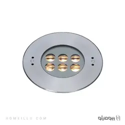 چراغ استخر و آب نما ال ای دی 12 وات گرد توکار B4YB0657