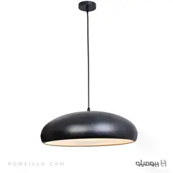 چراغ آویز کلاسیک آلومینیومی طلق دار سرپیچ E27