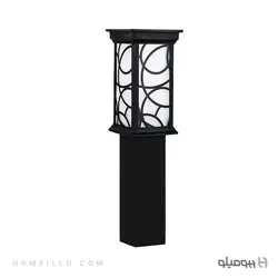 چراغ حیاطی چمنی 69 سانتی سرپیچ E27 فلورال SH-1736