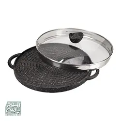 تابه گریل نالینو مدل daniele با درب پیرکس