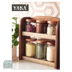 ست استند ادویه و حبوبات آکاسیا و بانکه اوشن تیره یاکا