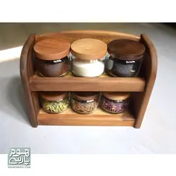 ست استند ادویه و حبوبات آکاسیا و بانکه اوشن تیره یاکا