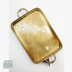 سینی برنجی مستطیل صلیبی