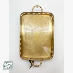 سینی برنجی مستطیل صلیبی