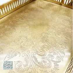 سینی برنجی مستطیل صلیبی