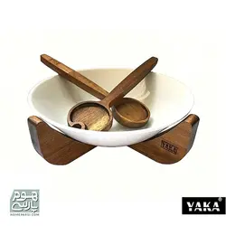 ست سالاد چوب اکاسیا یاکا